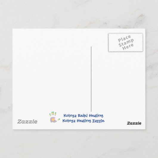 Briefkaart van de week van de verpleegkundigen (Achterkant)