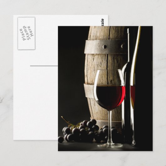 Briefkaart van de wijngaard (Voorkant / Achterkant)