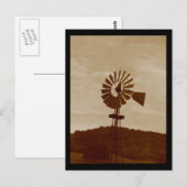 Briefkaart van de windmolen (Voorkant / Achterkant)