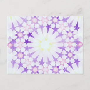 briefkaart van de "Wisteria"-islamitische meetkund