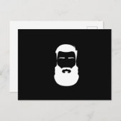 Briefkaart van de witte baard (Voorkant / Achterkant)