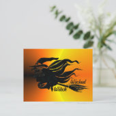 Briefkaart van de witte witch (Staand voorkant)