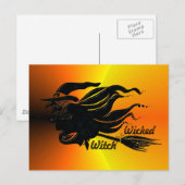 Briefkaart van de witte witch (Voorkant / Achterkant)