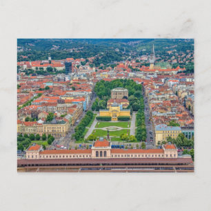 Briefkaart van de Zagreb-aerial