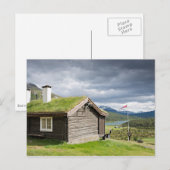 Briefkaart van de zand-dakloscabine (Voorkant / Achterkant)