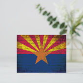 Briefkaart van de zeefmuur van Arizona (Staand voorkant)