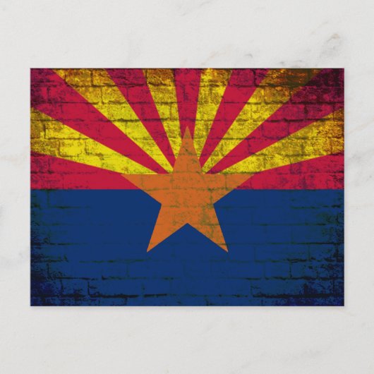 Briefkaart van de zeefmuur van Arizona (Voorkant)