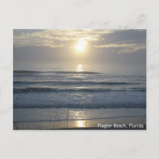 Briefkaart van de Zonnegeweer van Flagler Beach