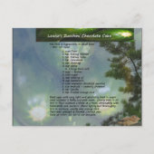Briefkaart van de Zucchini Chocolate Cake van Loui (Voorkant)