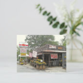 Briefkaart van de Zuidelijke wegwinkel (Staand voorkant)