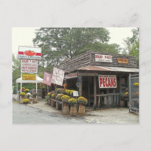 Briefkaart van de Zuidelijke wegwinkel (Voorkant)