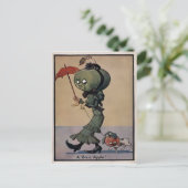  Briefkaart van de Zure Apple (Staand voorkant)