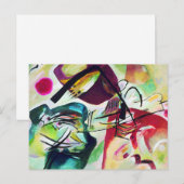 Briefkaart van de Zwarte Arch Kandinsky (Voorkant / Achterkant)