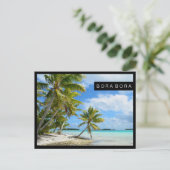 Briefkaart van de zwarte kuststrook van de Stille  (Staand voorkant)