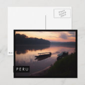 Briefkaart van de zwarte rand van het regenwoud in (Voorkant / Achterkant)