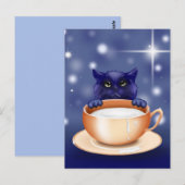 briefkaart van deelkat (Voorkant / Achterkant)