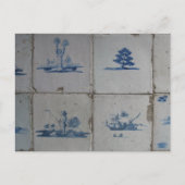 Briefkaart van Delft Blue Tiles (Voorkant)