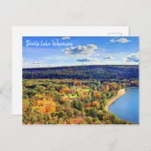 Briefkaart van Devil's Lake Wisconsin (Voorkant / Achterkant)