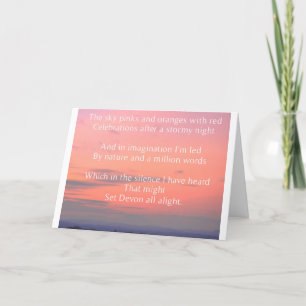 Briefkaart van Devon