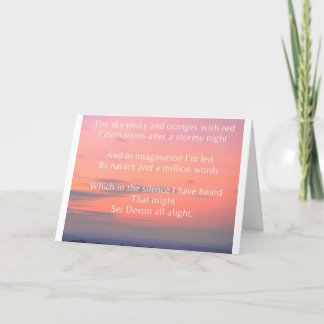 Briefkaart van Devon