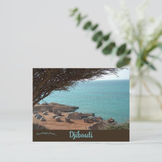 Briefkaart van Djibouti (Staand voorkant)