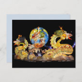 briefkaart van drakenvlotter (Voorkant / Achterkant)