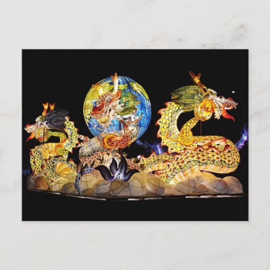 briefkaart van drakenvlotter (Voorkant)