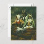 Briefkaart van drie heks (Voorkant / Achterkant)