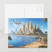 Briefkaart van Dubai (Voorkant / Achterkant)