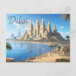 Briefkaart van Dubai