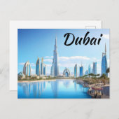 Briefkaart van Dubai (Voorkant / Achterkant)