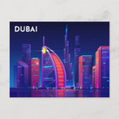 Briefkaart van Dubai Verenigde Arabische Emiraten (Voorkant)