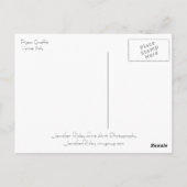 Briefkaart van duivengraffiti (Achterkant)