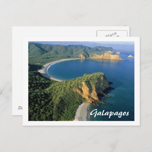 briefkaart van Ecuador Galapagos (Voorkant / Achterkant)