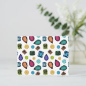 Briefkaart van edelstenen (Staand voorkant)