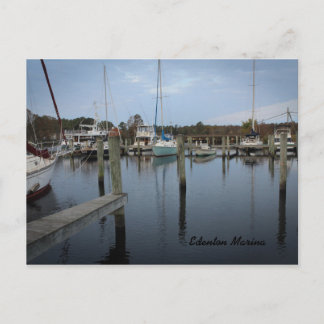 Briefkaart van Edenton Marina