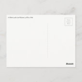 Briefkaart van een Bosgang in Schotland (Achterkant)