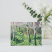 Briefkaart van een Devon Primrose Wood. (Staand voorkant)