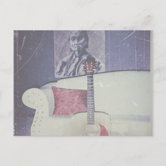 Briefkaart van een gezellige woonkamer (Voorkant)