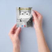 briefkaart van een grappig vastgoed flyer (Hand)