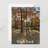 Briefkaart van een herfst zonsondergang in High Pa (Voorkant / Achterkant)