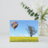 Briefkaart van een luchtballon (Staand voorkant)
