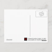 Briefkaart van een muzikant (Achterkant)