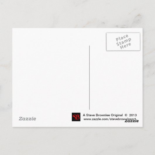 Briefkaart van een muzikant (Achterkant)