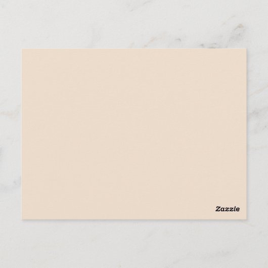 briefkaart van één pinguïn (Achterkant)