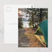 Briefkaart van een tent in Algonquin Park (Voorkant / Achterkant)