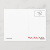 Briefkaart van een WV Sunset (Achterkant)