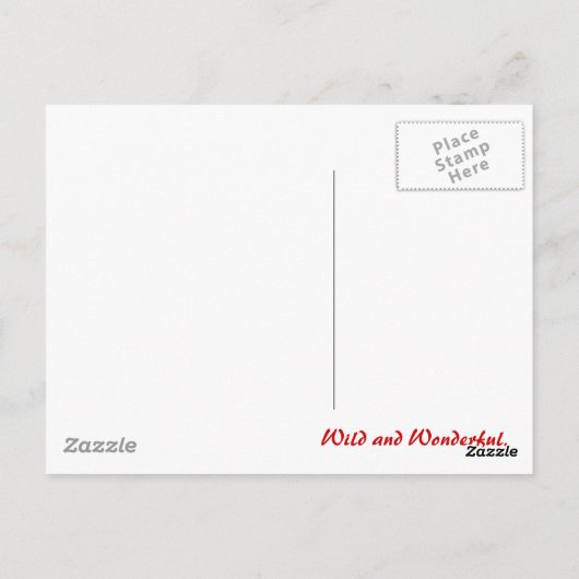 Briefkaart van een WV Sunset (Achterkant)