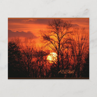 Briefkaart van een WV Sunset