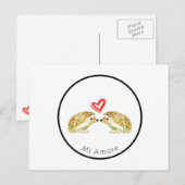 Briefkaart van Egel Love (Voorkant / Achterkant)